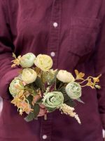 گل مصنوعی طرح پیونی مینیمال | Minimalist artificial flower - Peony design - تصویر 8