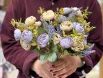 گل مصنوعی طرح پیونی مینیمال | Minimalist artificial flower - Peony design - تصویر 3