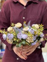 گل مصنوعی طرح پیونی مینیمال | Minimalist artificial flower - Peony design - تصویر 2