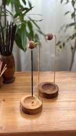 جاعودی چوبی وارونه | Inverted wooden incense holder