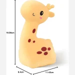 چراغ خواب سیلیکونی زرافه | Silicone Night Light - Giraffe - تصویر 3
