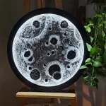 دکوری تابلو نوری ماه | Decorative Moon Frame - تصویر 5