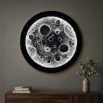 دکوری تابلو نوری ماه | Decorative Moon Frame - تصویر 3