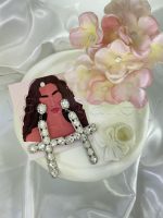 گوشواره استیل طرح صلیب | Stainless steel earrings with a cross design - تصویر 7