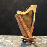 ماکت مینیاتوری چوبی ساز چنگ |Miniature Wooden Harp Model
