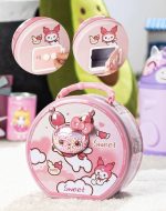 قلک فلزی رمزی گرد طرح ملودی| Round metal-lock piggy bank with Melody design - تصویر 3