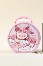قلک فلزی رمزی گرد طرح ملودی| Round metal-lock piggy bank with Melody design