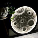 دکوری تابلو نوری ماه | Decorative Moon Frame - تصویر 6