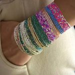 دستبند کشی تنیسی در رنگبندی | Stretch tennis bracelet in various colors